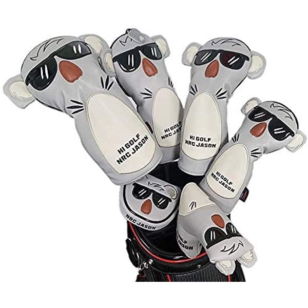 Golf Headcover Driver 440cc 460cc Wood Cover Utility UT Cover Waterproof Koala Single Piece (DR)