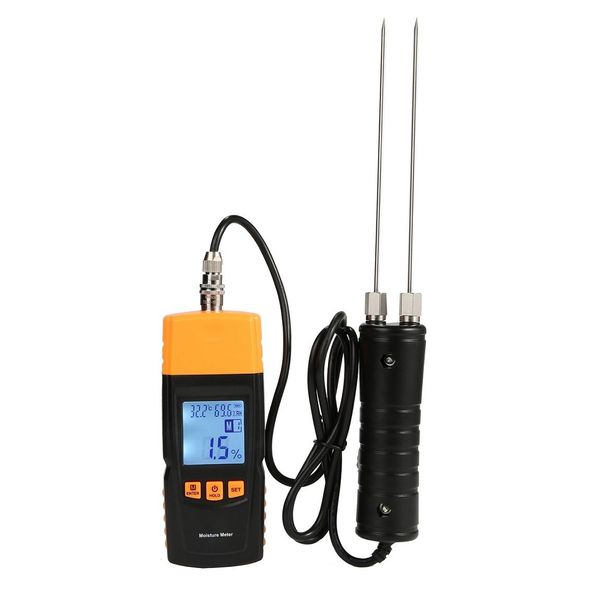 3 Months Manufacturer Warranty JAPANESE Theories Parts with Professional Digital Wood Moisture Meter, Separate Type Probe Wood Moisture Meter, Content Content Rate Meter, Surveying Equipment Surveying Supplies Building Supplies Wood Moisture Checker