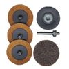 5 pack- Surface Prep Kit/ 2-Inch, Roll Lock Holder with 4 Pads