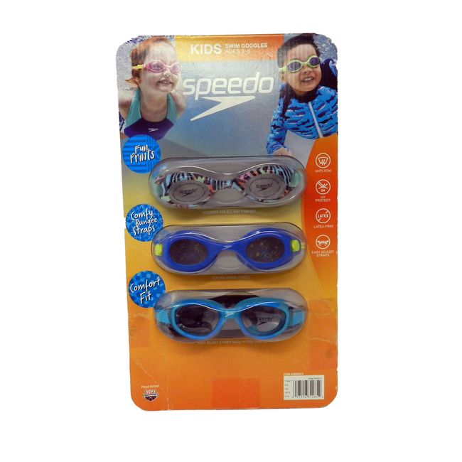 Speedo Kids Swim Goggles Ages 3-8