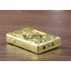 (Sold Without GAS) Vintage Gold, Windproof Lighter, Classical Design, Gift (Gold)