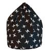 Cotton Black Skull and Cross Bone Pirate Bean Bag Large Size