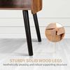 Record Player Stand with Vinyl Record Storage, Mid-Century Turntable Stand for L