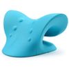 Neck Shoulder Relaxer Stretcher Cervical Traction Device Spine Alignment Blue