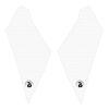 BLOQ Motorcycle Tank Grips compatible with ZERO SR S/F (2020-) PREMIUM - CLEAR