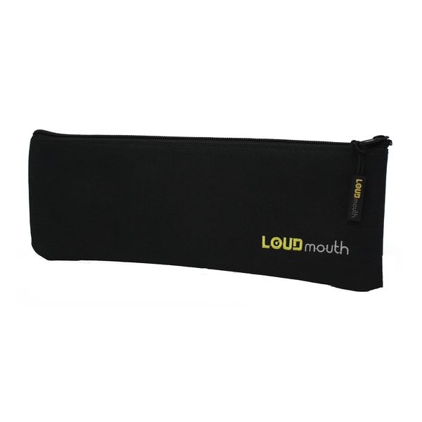 LOUDmouth Long Zippered Pouch for Large Wireless Microphones | Mic Bag | 12.5" x 4" (1 Pack)