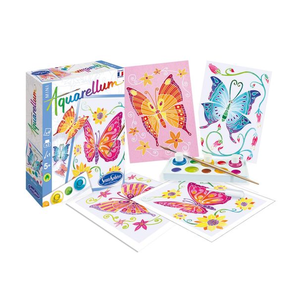 Sento Sphere Mini Aquarellum Butterflies Watercolor Paint Set