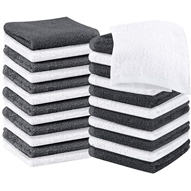 Utopia Towels 100% Cotton White Bath Towels Set (6 Pack, 22 x 44