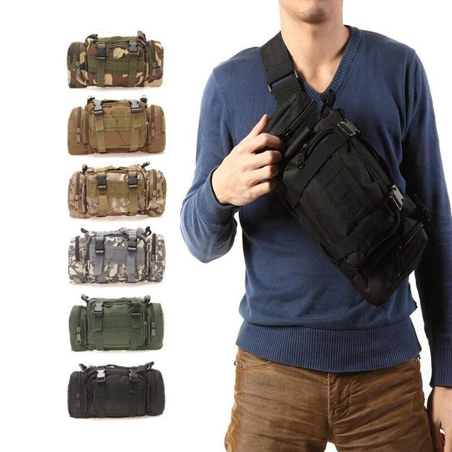 Men Travel Bags shoulder Bags Molle Sport Rucksack Laptop Camera Mochila  Military Tactical Messenger bag
