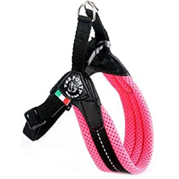 Tre Ponti Easy Fit Mesh Classic Neon Dog Harness, Size 2.5, Pink