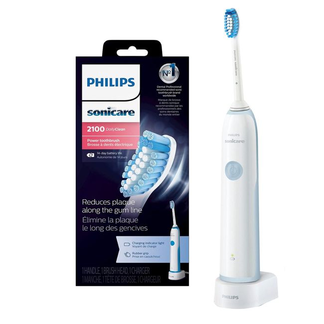 Philips Sonicare 2 Series plaque control rechargeable electric toothbrush, HX6211