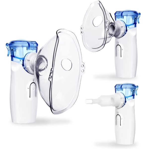 ALDR Portable Nebulizer,Cool Mist Inhaler for Breathing Problems,Nebulizer Machine for Kids&Adults,Handheld Mesh Atomizer for Home Daily Use or Travel