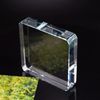 Square Clear Glass Paperweight
