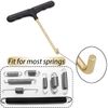 Famgee Trampoline Spring Pull Tool Kit Parts Hook Puller for Spring Installation Disassembling 2 Pack (T-Hook)
