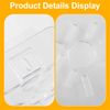 Lotsdonxia 2 Pcs Wall Mount Camera Bracket – No Drilling Waterproof Durable Universal Adhesive Security Camera Mount for Home Surveillance