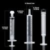 Frienda Large Plastic Syringe 4 Pack Measuring Syringe Tools Dispensing Multiple Uses(10 ml)
