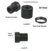 Steel M9x.75 Convert 1/2x28 Adapter w Thread Protector P-GSG Firefly/Mosquito