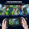 ECHZOVE Switch Controller Grip, Ergonomic Switch Controller with Six-Axis Gyroscope for Gravity Induction, Twin Motor Vibration, Power-Charging Input Port(NOT for Switch OLED)
