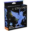 43 Piece Crystal Puzzle Unicorn Blue