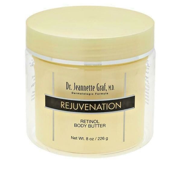 Dr Jeannette Graf Rejuvenation Retinol Body Butter full size 8 Oz - New & Sealed