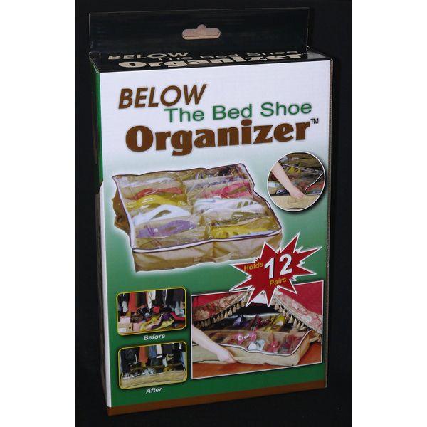 Handy Trends Below the Bed Shoe Organizer