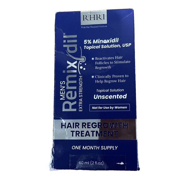 Men’s 5% Minoxidil Spray Hair Regrowth Treatment One Month Spray EXP 1/27 NEW