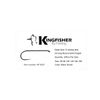 Kingfisher Fly Fishing Standard Nymph Fly Tying Hook Barbless