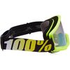 100% STRATA Goggle Neon Yellow - Mirror Gold Lens