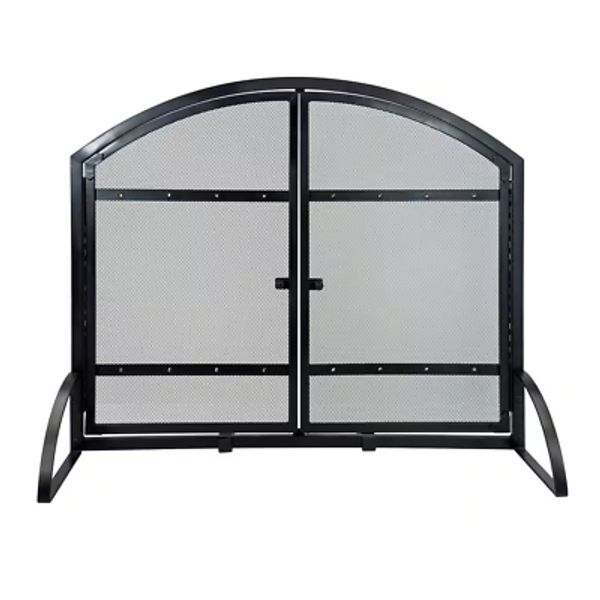 Harper Arched Fireplace Screen with Doors