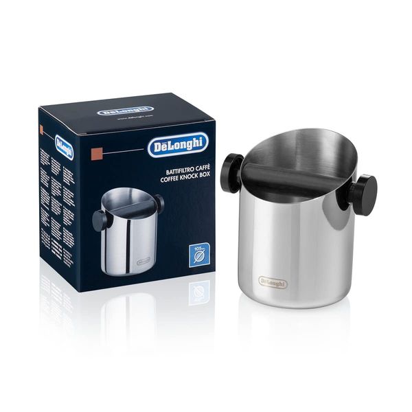 De'Longhi DLSC059 Coffee Knock Box, Stainless Steel