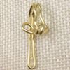 Ucatcher 100 Pack Metal Curtain Header Tape Drapery Hooks, Gold