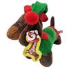 Festive Plush Sausage Dog Elf 12"