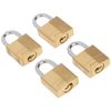 Master Lock 120Q Padlock, 3/4" 4-Pack, 4 Pack