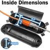 Weatherproof Electrical Extension Cord Cover, Splashproof Outdoor Enclosure