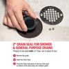Oatey Drain Seal for 3 Inch General Purpose Floor Drain, Black