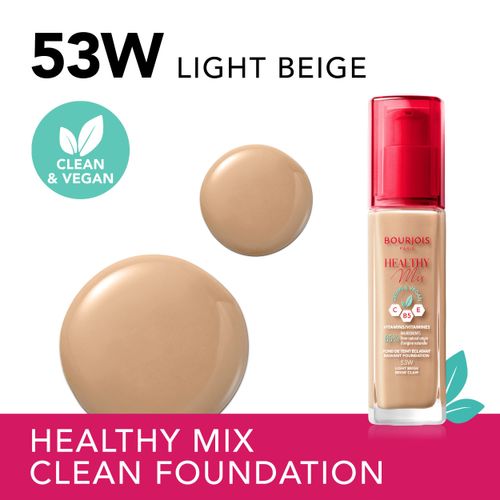 BOURJOIS Paris Healthy Mix Clean & Vegan Radiant Foundation