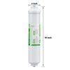 3 Pack Post Carbon Inline Water Filter Quick Connect 1/4" QC Fridge Ice-maker