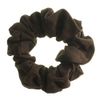 VINGTAINE HS-108 Basic Color Suede Scrunchie, Simple, Daily Use, Office, Autumn and Winter, Hair Accessories, brown (french toast 19-1012tcx)