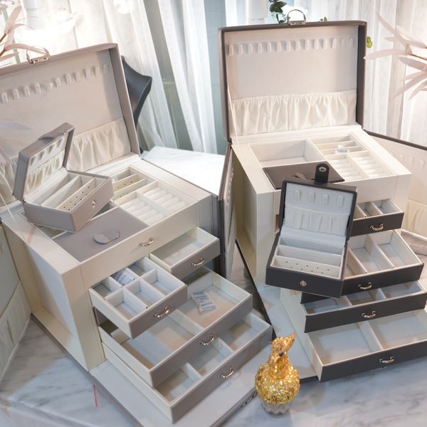 5 Tier Accessory Storage Box Earring Jewelry Box Ring Stone Ring Case Organizer