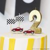 TalkingTables2 Birthday CandleCake TopperSingleGold Glitter