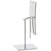 Aptations Mirror Image Minimalist Rectangular Free Standing Mirror, Chrome