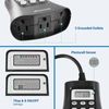 DEWENWILS Outdoor Dusk to dawn Digital Timer Outlet Plug in Switch for Lights