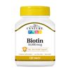 21st Century Biotin Tablets, 10,000 mcg, Unflavored 120 Count