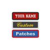 Custom Embroidered Name Tag Sew on Patch Motorcycle Biker 3.5" x 1" (A)