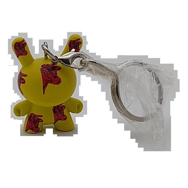 Kidrobot Andy Warhol Dunny Cow 1.5" Vinyl Keychain