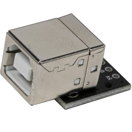risingsaplings 20pcs USB Type B Female Breakout Board Connectors 4 Pin 2.54mm / 0.1" Output PCB Converter