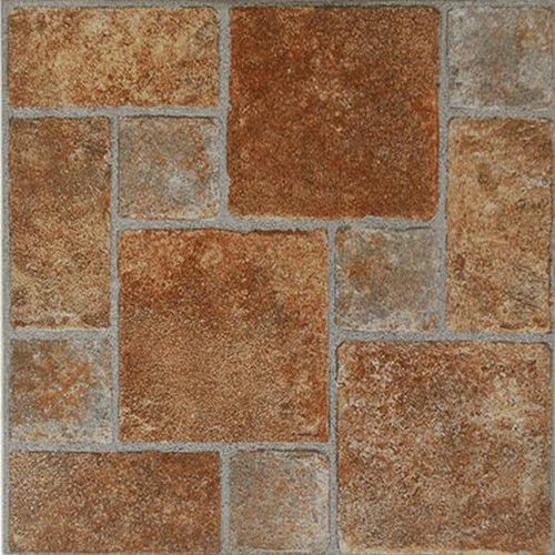 Paver Stone Vinyl Floor Tiles 20 Pcs Self-Adhesive Flooring - Actual 12'' x 12''