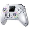 GUSGU G7 Wireless Gaming Controller with Interactive Screen, 1000Hz Polling Rate, Hall Joysticks & Triggers, 4 Programmable Buttons, Compatible with PC, Switch, PS4, iOS, Android, Gray