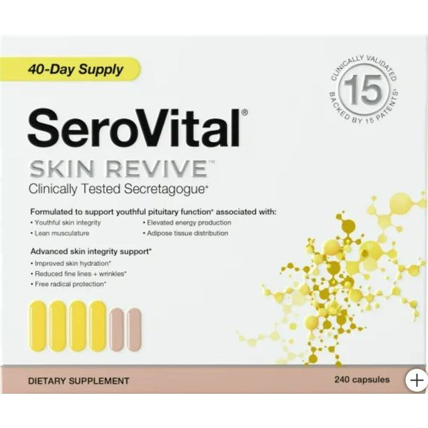 SeroVital 40 Day Supply Dietary Supplement, 240-count FRESH FREE SHIPPING