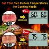 ThermoPro TP16W Digital Meat Thermometer Timer for Oven Smoker BBQ Grill Kitchen